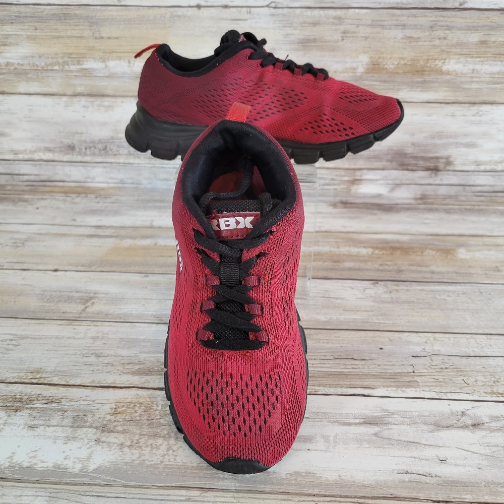 RBX Youth Sneakers Red to Maroon Ombre Size 12.5